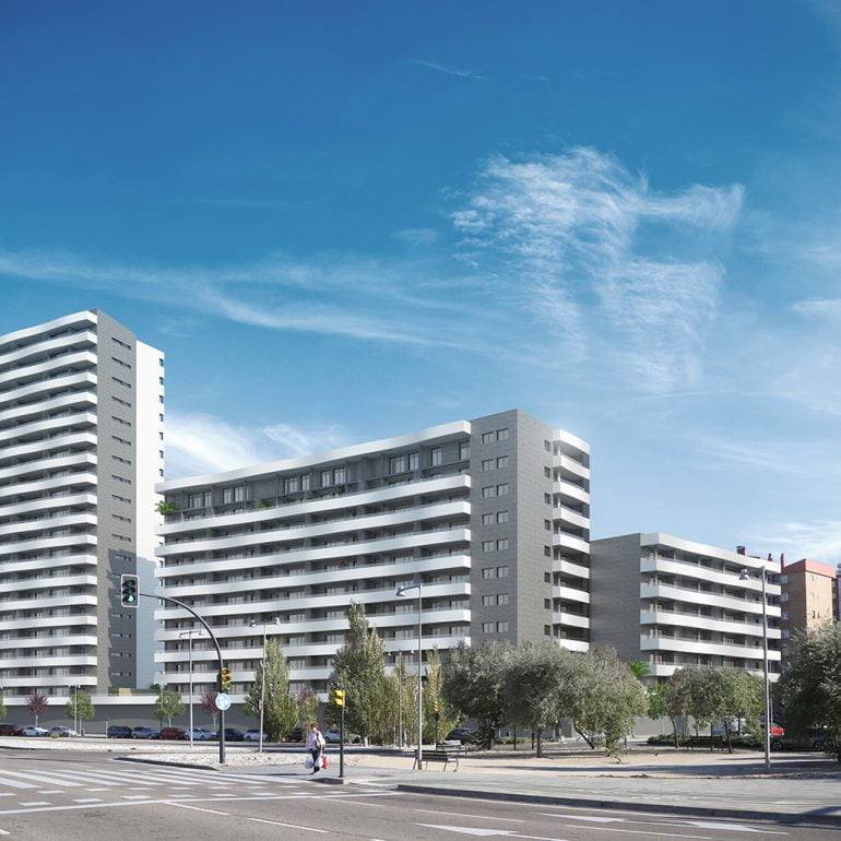 Render infografia virtual 3D Barcelona video VR 360