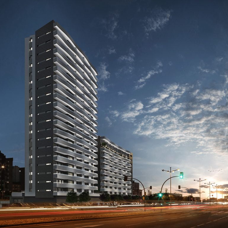 Render infografia virtual 3D Barcelona video VR 360