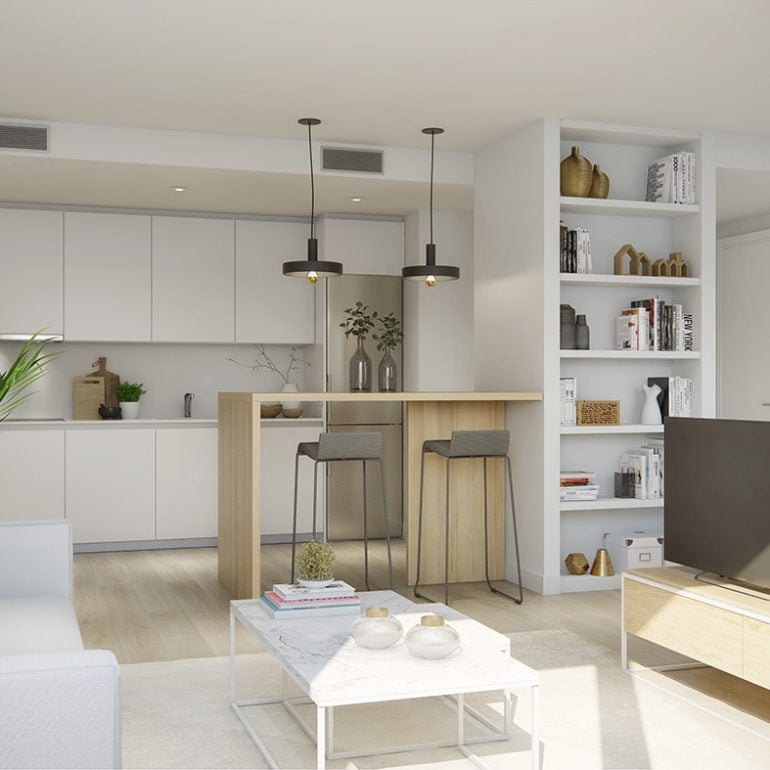 Render infografia virtual 3D Barcelona video VR 360 AEDAS