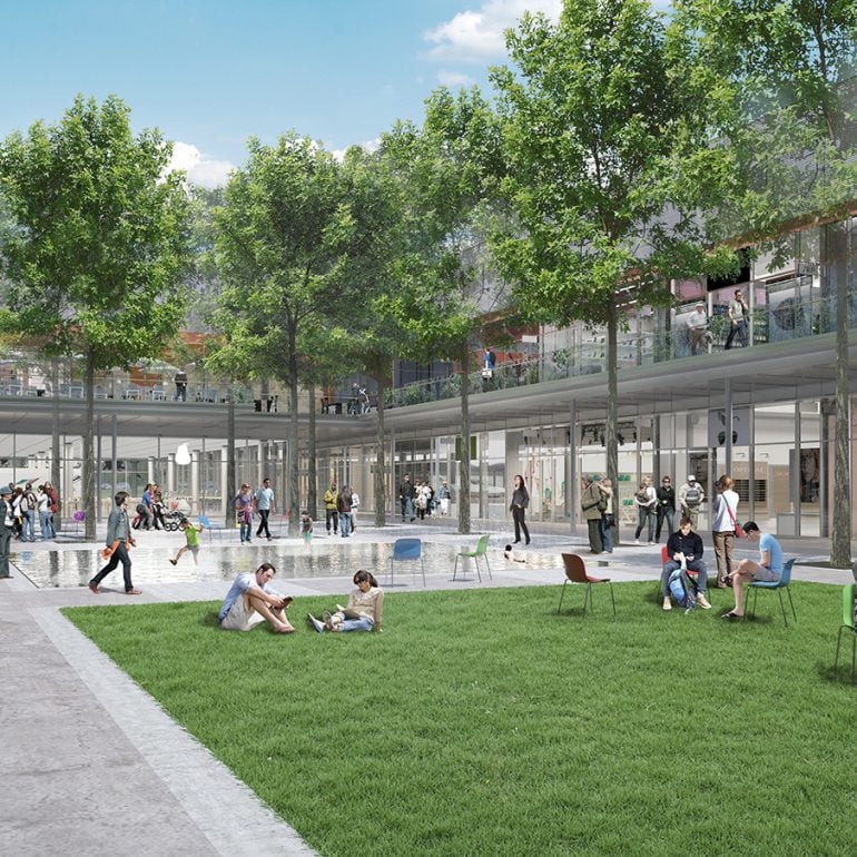 Render infografia virtual 3D Barcelona video VR 360