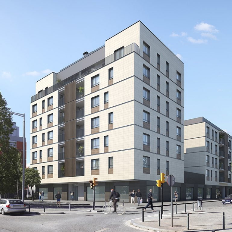 Render infografia virtual 3D Barcelona video VR 360 AEDAS