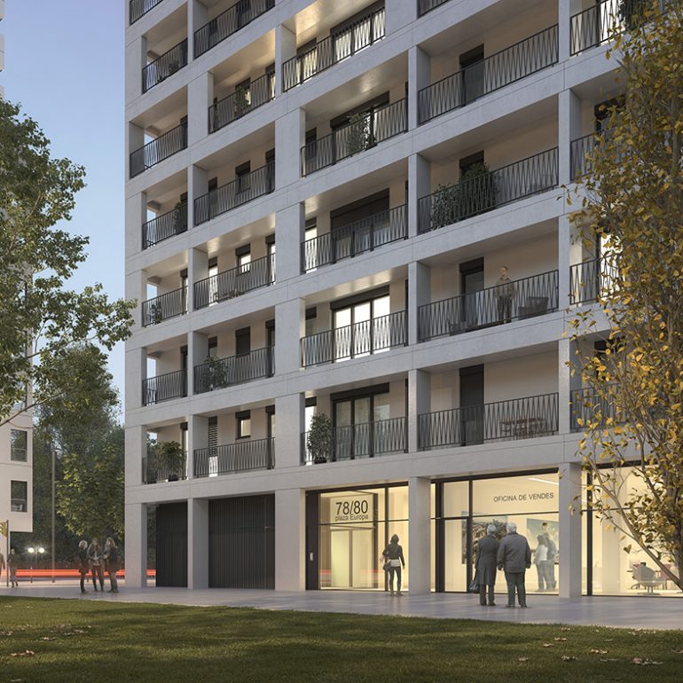 Render infografia virtual 3D Barcelona video VR 360 AEDAS