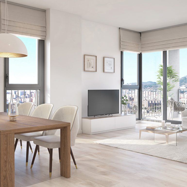 Render infografia virtual 3D Barcelona video VR 360 AEDAS