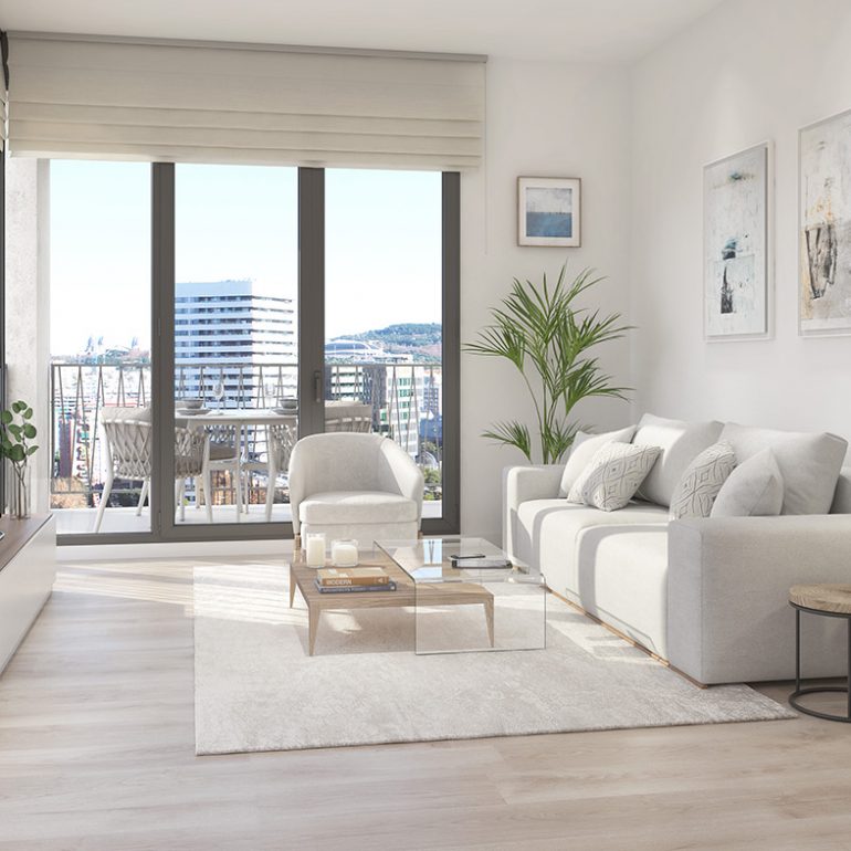 Render infografia virtual 3D Barcelona video VR 360 AEDAS